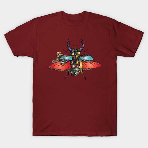 Beetle T-Shirt by HAMZAKANAAN41